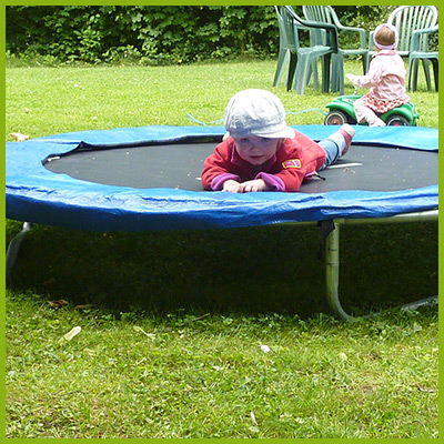 Trampolinspringen macht müde